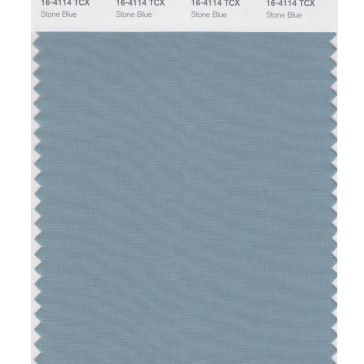 Pantone 16-4114 TCX Swatch Card Stone Blue