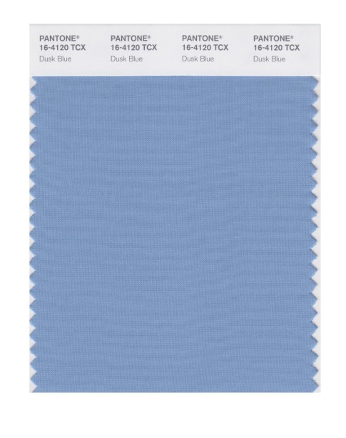 Pantone 16-4120 TCX Swatch Card Dusk Blue