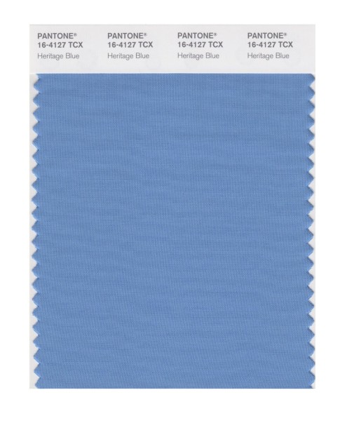 Pantone 16-4127 TCX Swatch Card Heritage Blue