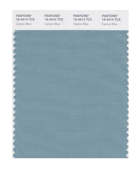 Pantone 16-4414 TCX Swatch Card Cameo Blue