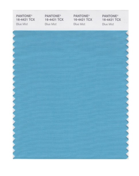 Pantone 16-4421 TCX Swatch Card Blue Mist