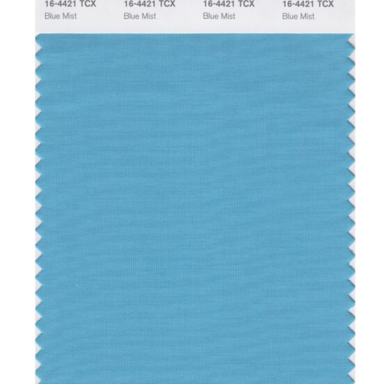 Pantone 16-4421 TCX Swatch Card Blue Mist