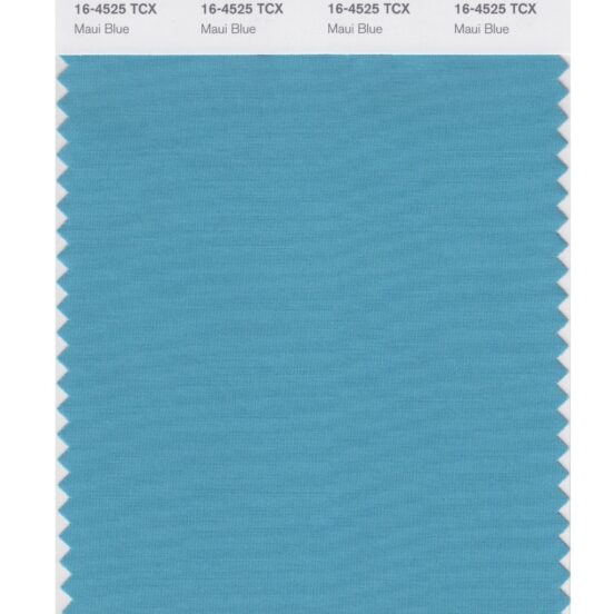 Pantone 16-4525 TCX Swatch Card Maui Blue