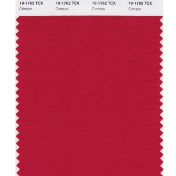 Pantone 19-1762 TCX Swatch Card Crimson