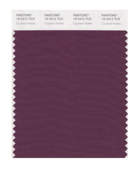 Pantone 19-2312 TCX Swatch Card Crushed Violets