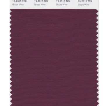 Pantone 19-2315 TCX Swatch Card Grape Wine