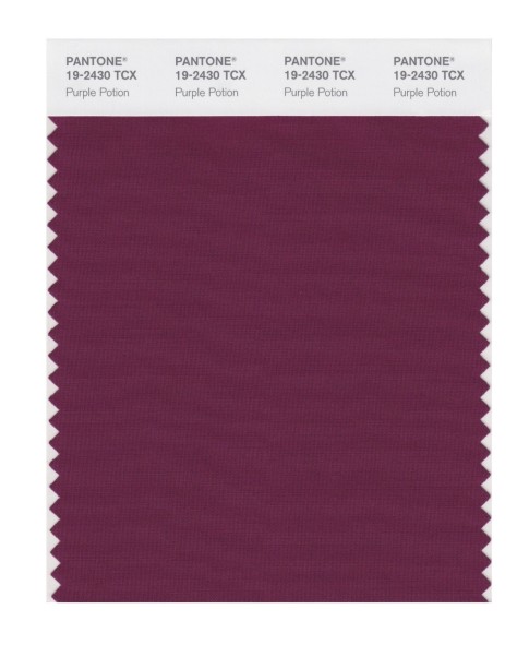 Pantone 19-2430 TCX Swatch Card Purple Potion