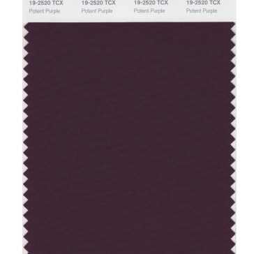 Pantone 19-2520 TCX Swatch Card Potent Purple