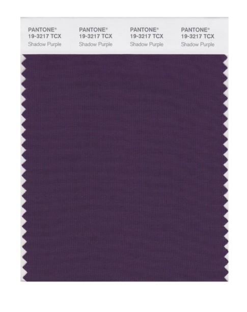 Pantone 19-3217 TCX Swatch Card Shadow Purple
