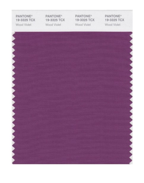 Pantone 19-3325 TCX Swatch Card Wood Violet