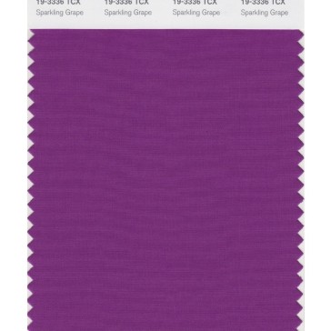 Pantone 19-3336 TCX Swatch Card Sparkling Grape
