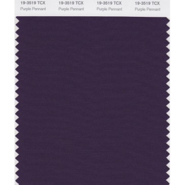 Pantone 19-3519 TCX Swatch Card Purple Pennant