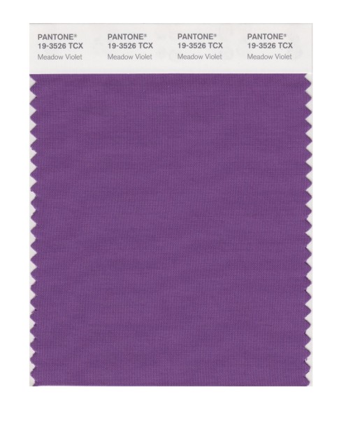 Pantone 19-3526 TCX Swatch Card Meadow Violet