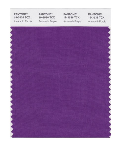 Pantone 19-3536 TCX Swatch Card Amaranth Purple
