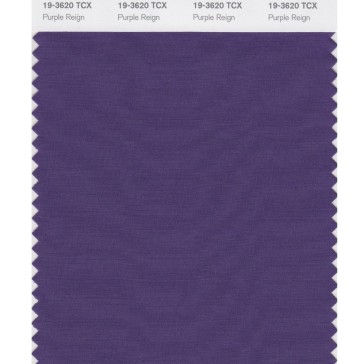 Pantone 19-3620 TCX Swatch Card Purple Reign