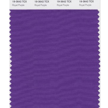 Pantone 19-3642 TCX Swatch Card Royal Purple
