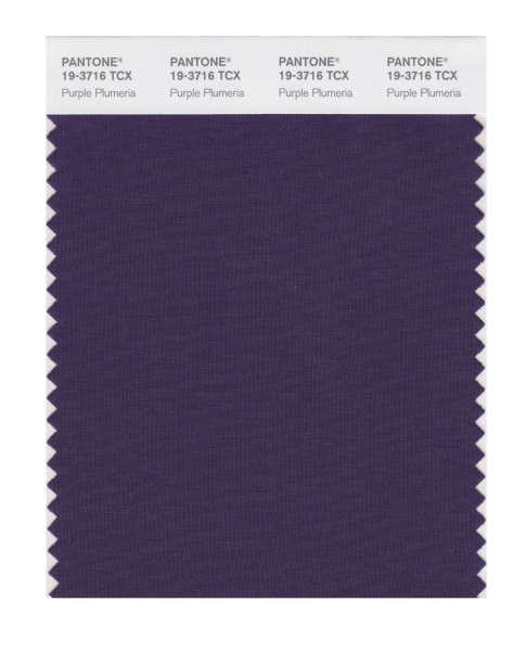 Pantone 19-3716 TCX Swatch Card Purple Plumeria