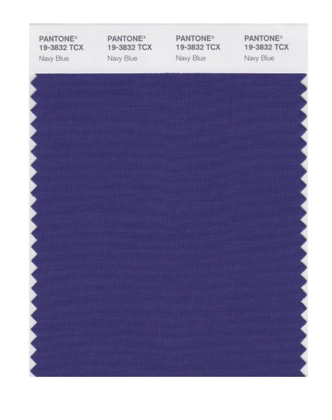Pantone 19-3832 TCX Swatch Card Navy Blue
