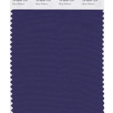Pantone 19-3839 TCX Swatch Card Blue Ribbon