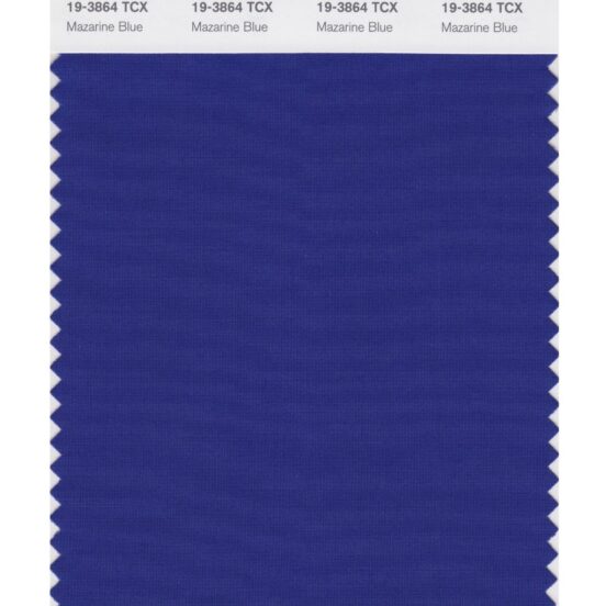 Pantone 19-3864 TCX Swatch Card Mazarine Blue