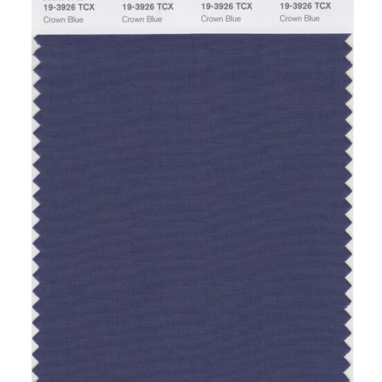 Pantone 19-3926 TCX Swatch Card Crown Blue