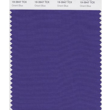 Pantone 19-3947 TCX Swatch Card Orient Blue