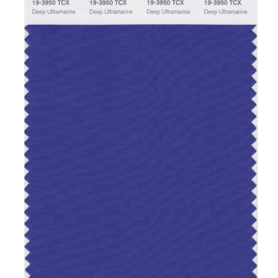 Pantone 19-3950 TCX Swatch Card Deep Ultramarine