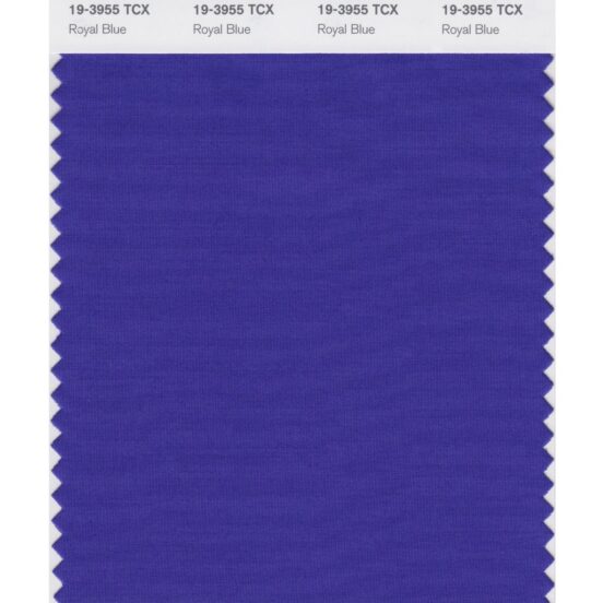 Pantone 19-3955 TCX Swatch Card Royal Blue