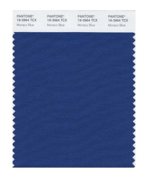 Pantone 19-3964 TCX Swatch Card Monaco Blue