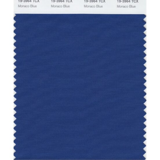 Pantone 19-3964 TCX Swatch Card Monaco Blue