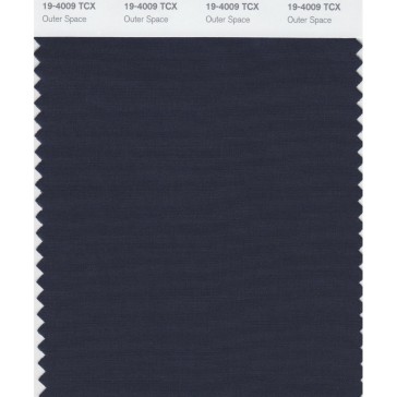 Pantone 19-4009 TCX Swatch Card Outer Space
