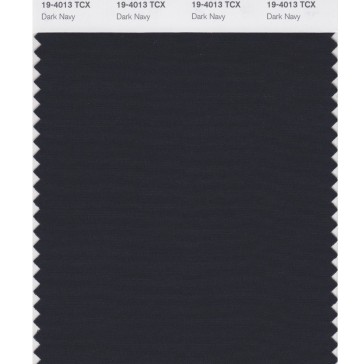 Pantone 19-4013 TCX Swatch Card Dark Navy