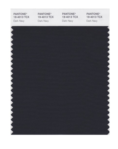 Pantone 19-4013 TCX Swatch Card Dark Navy