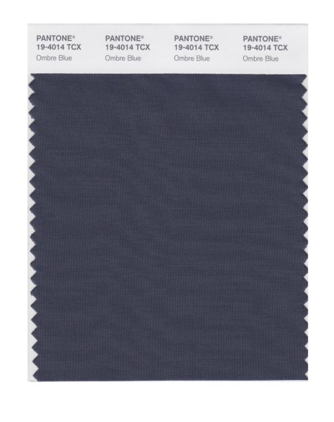 Pantone 19-4014 TCX Swatch Card Ombre Blue