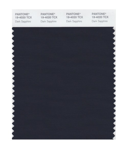 Pantone 19-4020 TCX Swatch Card Dark Sapphire