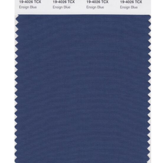 Pantone 19-4026 TCX Swatch Card Ensign Blue