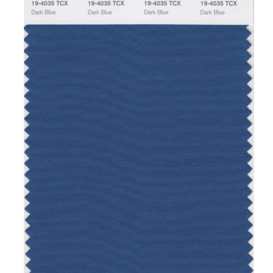 Pantone 19-4035 TCX Swatch Card Dark Blue