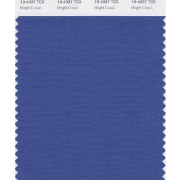 Pantone 19-4037 TCX Swatch Card Bright Cobalt