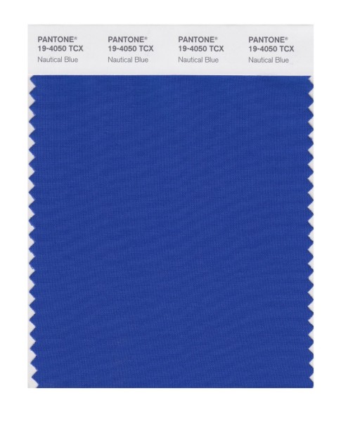 Pantone 19-4050 TCX Swatch Card Nautical Blue