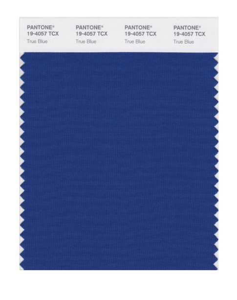Pantone 19-4057 TCX Swatch Card True Blue