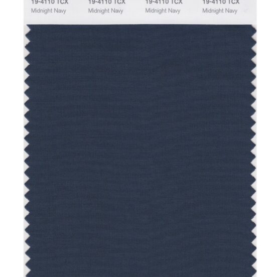 Pantone 19-4110 TCX Swatch Card Midnight Navy