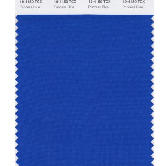 Pantone 19-4150 TCX Swatch Card Princess Blue