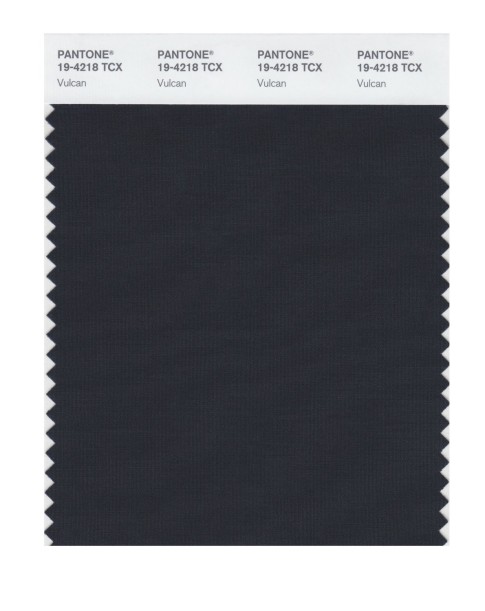 Pantone 19-4218 TCX Swatch Card Vulcan