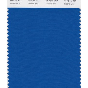 Pantone 19-4245 TCX Swatch Card Imperial Blue