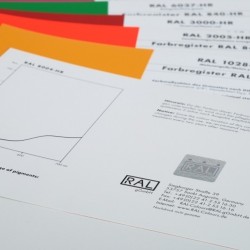 RAL 840-HR Single Cards (Classic Colours Pages) A5 Size