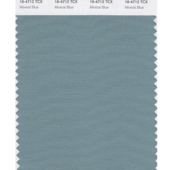 Pantone 16-4712 TCX Swatch Card Mineral Blue