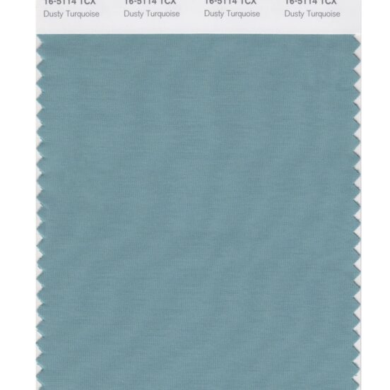 Pantone 16-5114 TCX Swatch Card Dusty Turquoise