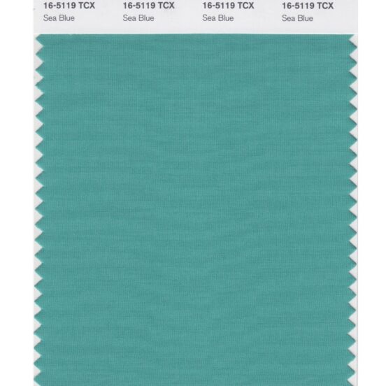 Pantone 16-5119 TCX Swatch Card Sea Blue