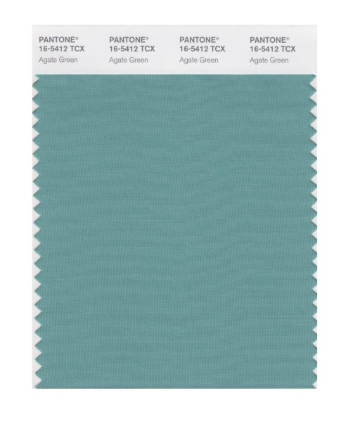 Pantone 16-5412 TCX Swatch Card Agate Green