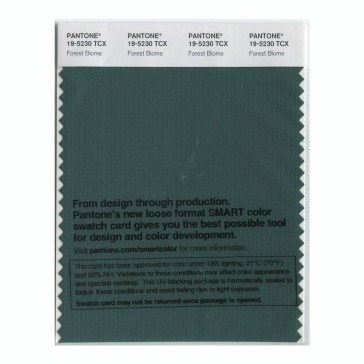 Pantone 19-5230 TCX Swatch Card Forest Biome